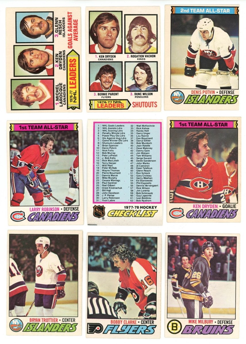 1977-78 O-PEE-CHEE HOCKEY COMPLETE SET BREAK - 18 CARDS PER BOX! 2 HOFERS PER BOX!