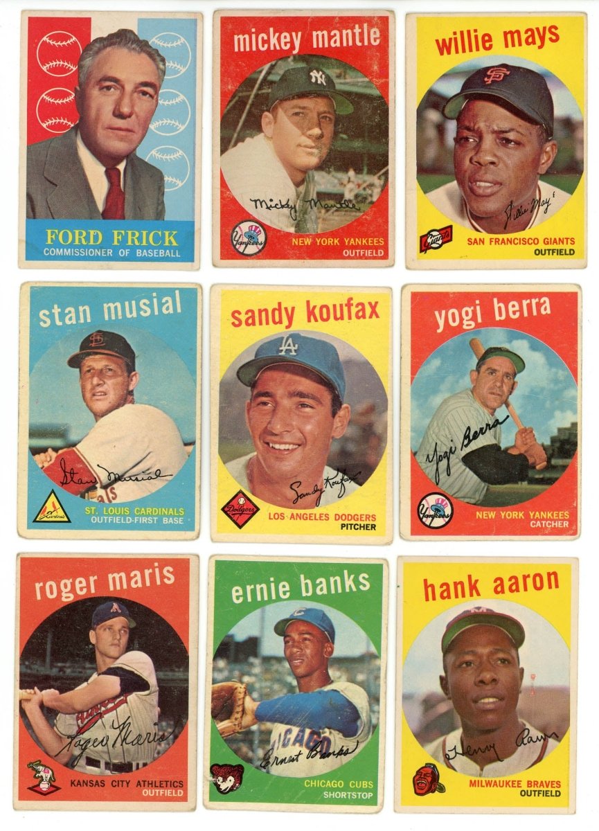 1959 TOPPS BASEBALL COMPLETE SET BREAK - 7 CARDS PER BOX! INCLUDES A HOFer AND/OR HIGH #!