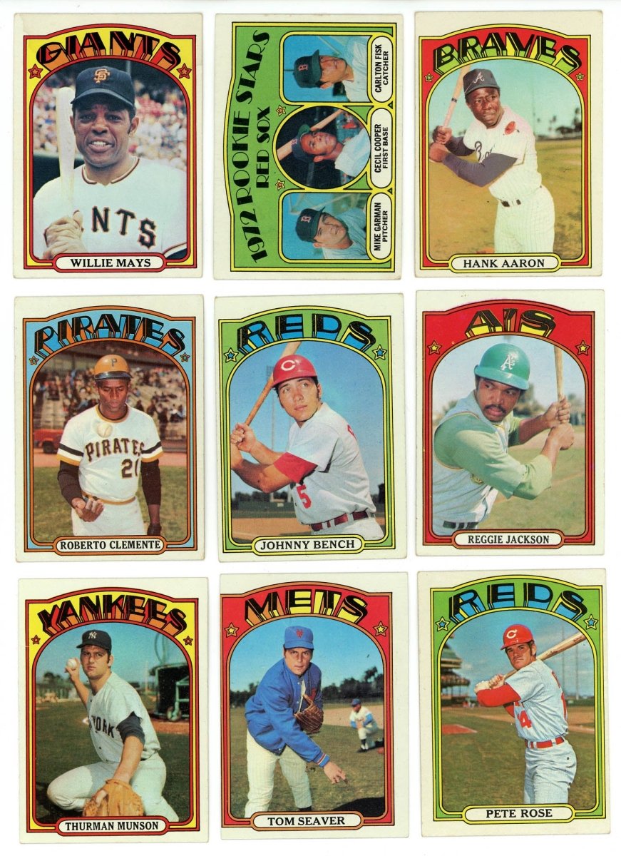 1972 TOPPS BASEBALL COMPLETE SET BREAK - 18 CARDS PER BOX! INCLUDING 2 HOFERS!