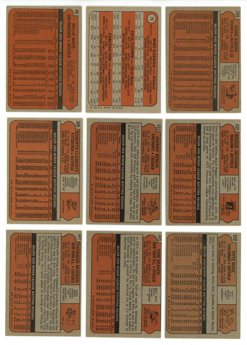 1972 TOPPS BASEBALL COMPLETE SET BREAK - 18 CARDS PER BOX! INCLUDING 2 HOFERS!