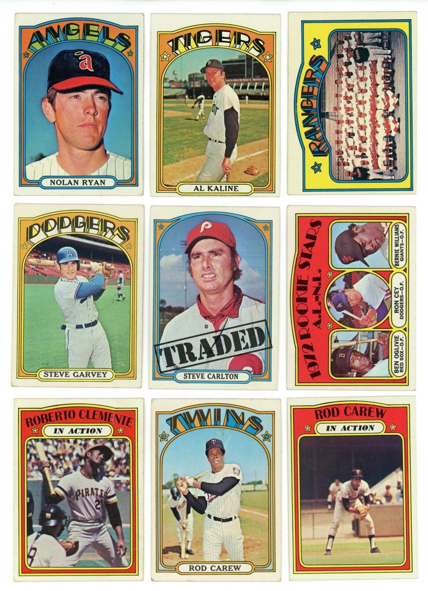 1972 TOPPS BASEBALL COMPLETE SET BREAK - 18 CARDS PER BOX! INCLUDING 2 HOFERS!