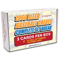 1960 FLEER BASEBALL GREATS COMPLETE SET BREAK - 3 CARDS PER BOX! 2-3 HOF IN EVERY BOX!