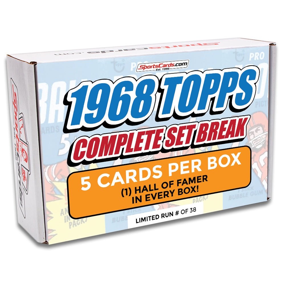 1968 TOPPS FOOTBALL COMPLETE SET BREAK - 5 CARDS PER BOX! 1 HOFER IN EVERY BOX!