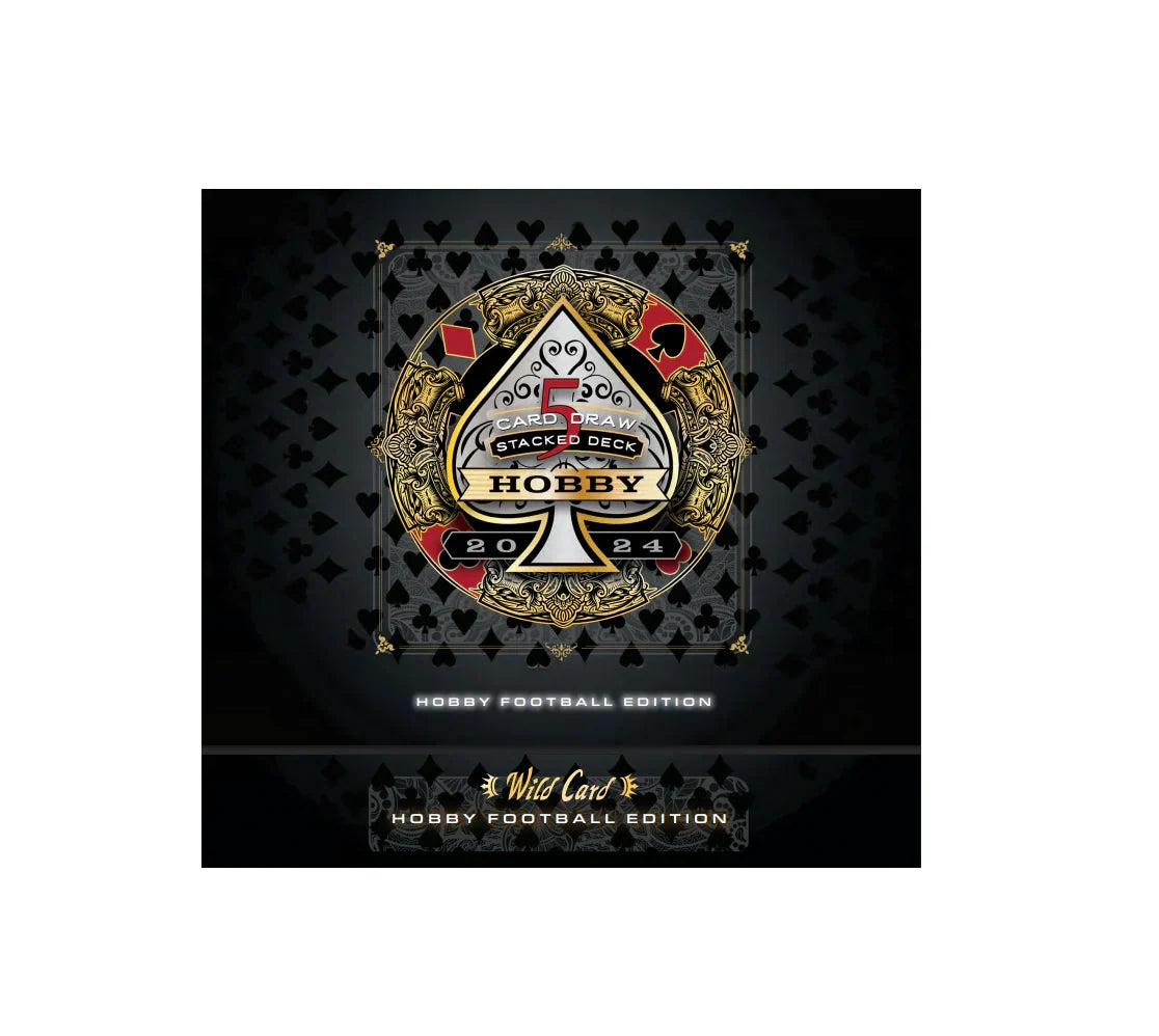 2024 Wild Card Five Card Draw Stacked Deck Football Hobby 12 Box Case