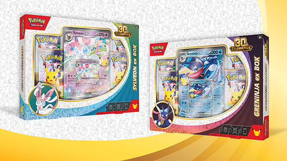 Pokemon 30th Celebration Pokemon ex Box (Sylveon or Greninja)