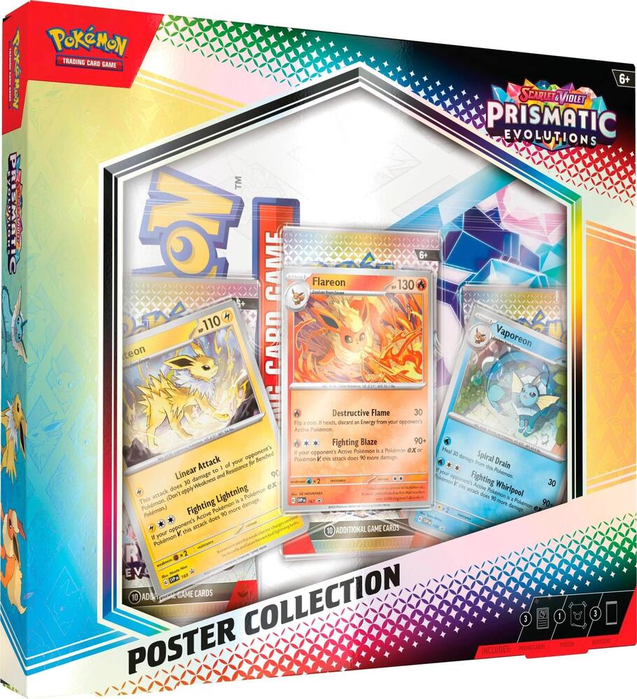 Pokemon Prismatic Evolutions Poster Collection Box