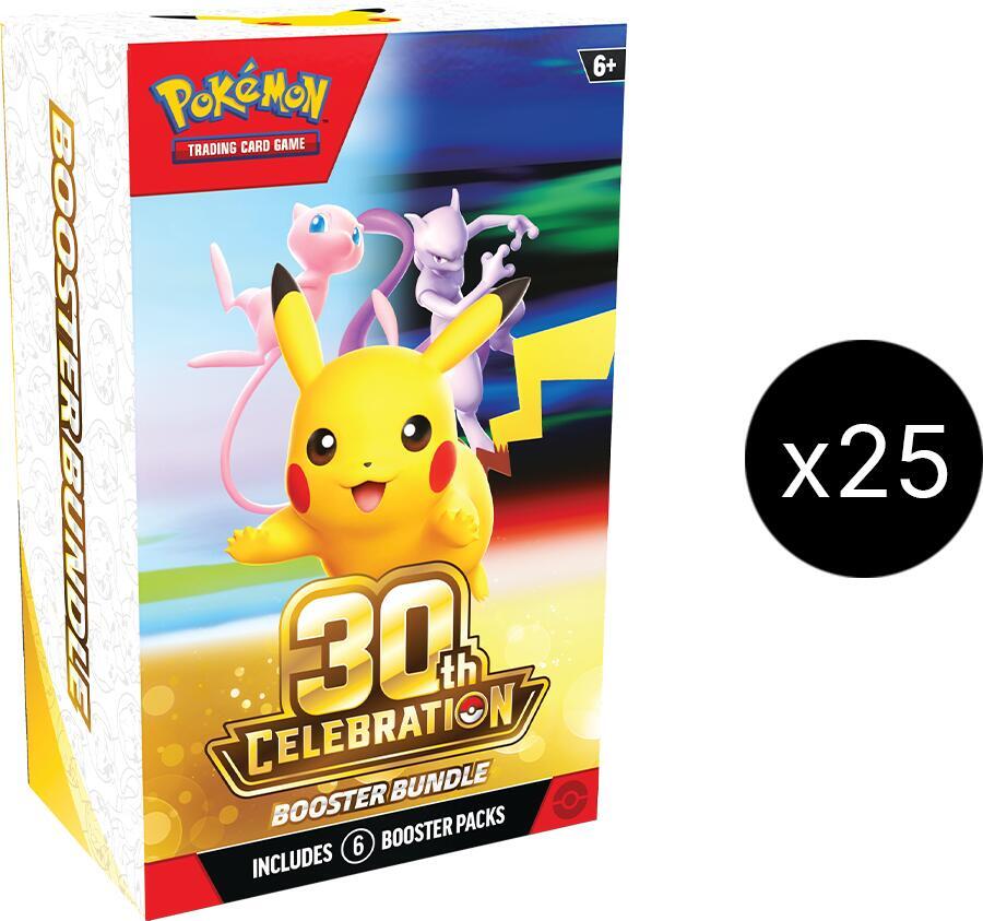 Pokemon 30th Celebration Booster Bundle 25 Box Case