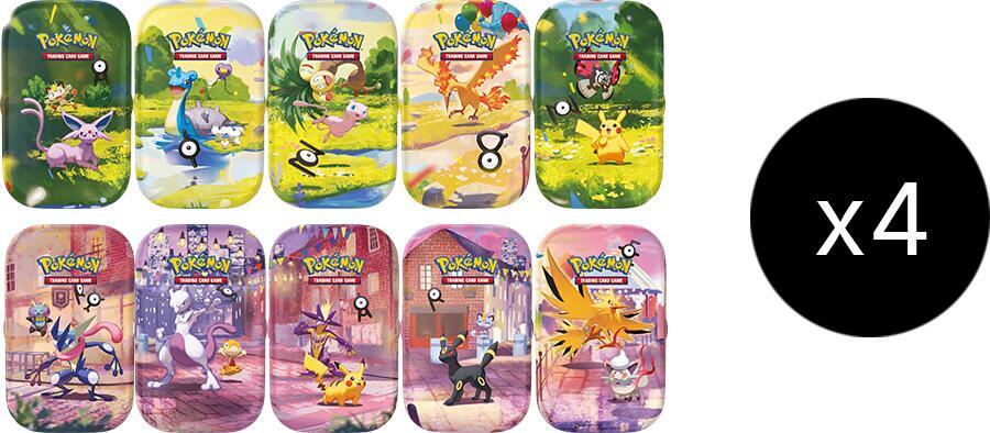 Pokemon 30th Celebration Mini Tin - 40 Tin Case