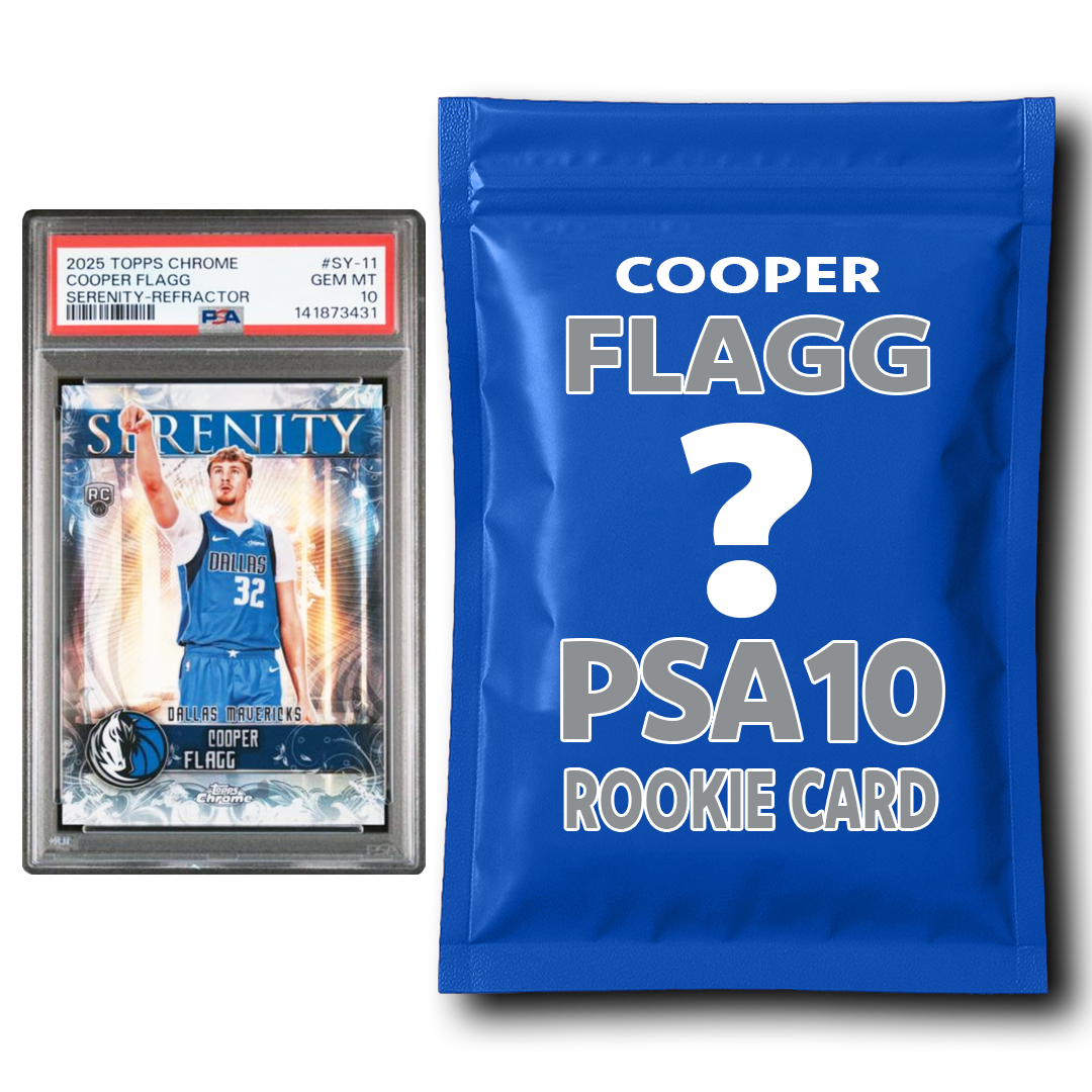 Cooper Flagg PSA 10 Graded Rookie Basketball Card Mystery Box