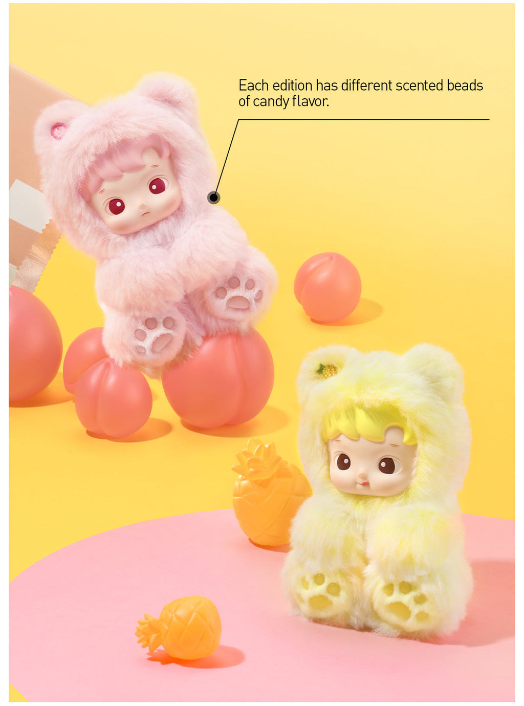 Hacipupu Gummy Bear Series - Vinyl Plush Pendant