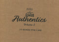 2025 Leaf Metal Authentics Volume 2 Multi Sport Hobby Box 10-Box Case