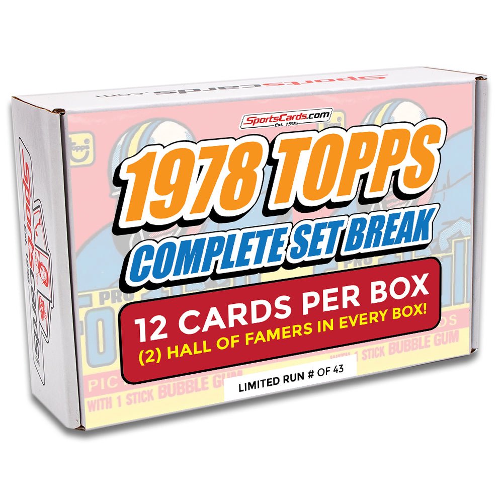 1978 TOPPS FOOTBALL COMPLETE SET BREAK - 12 CARDS PER BOX! 2 HOFERS IN EACH BOX!